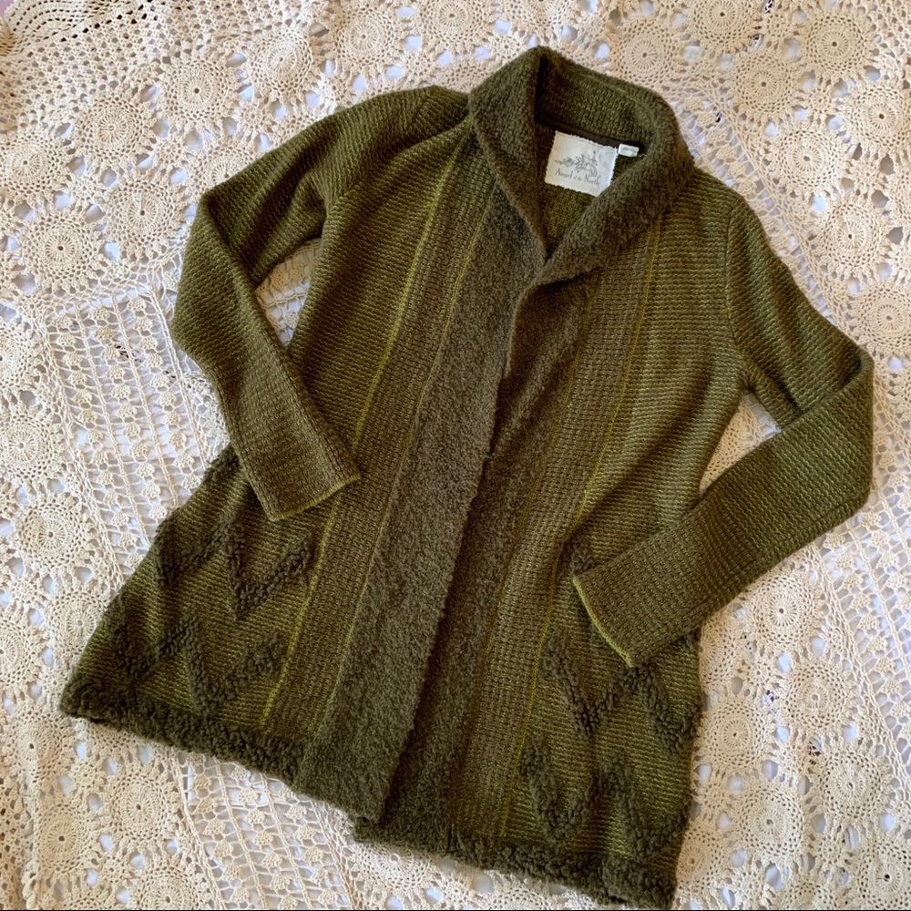Anthropologie angel of the north cardigan
